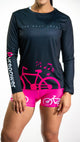 🚲 PurePower Cycle | Women's Black cycling Jersey shirt | Price 2021