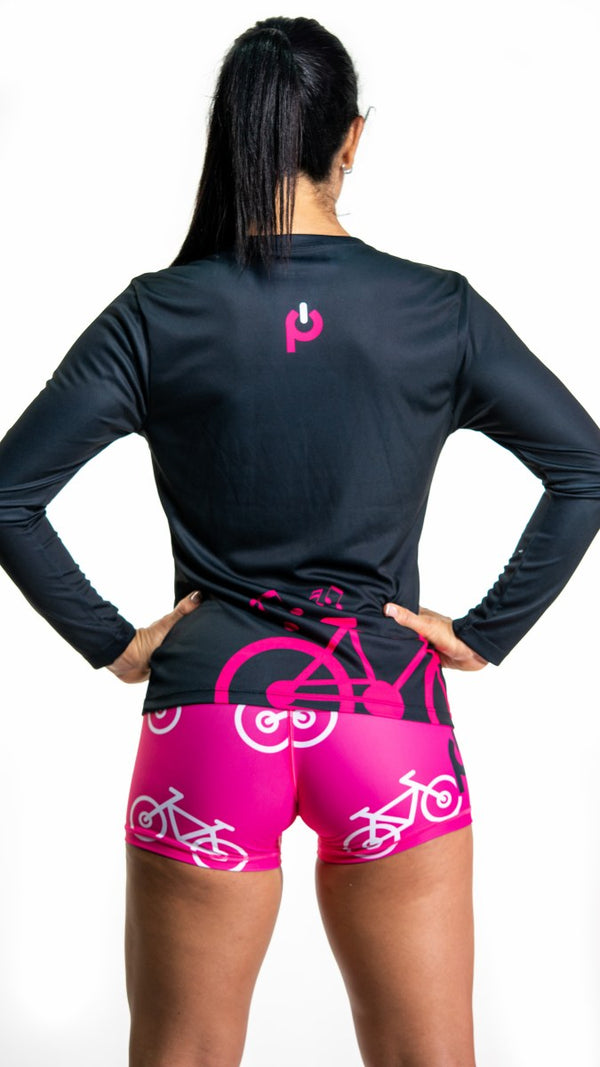 🚲 PurePower Cycle | Women's Black cycling Jersey shirt | Price 2021