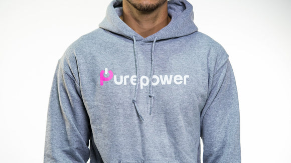 🚲 PurePower Cycle | Gray Black Hoodie | Best price 2021