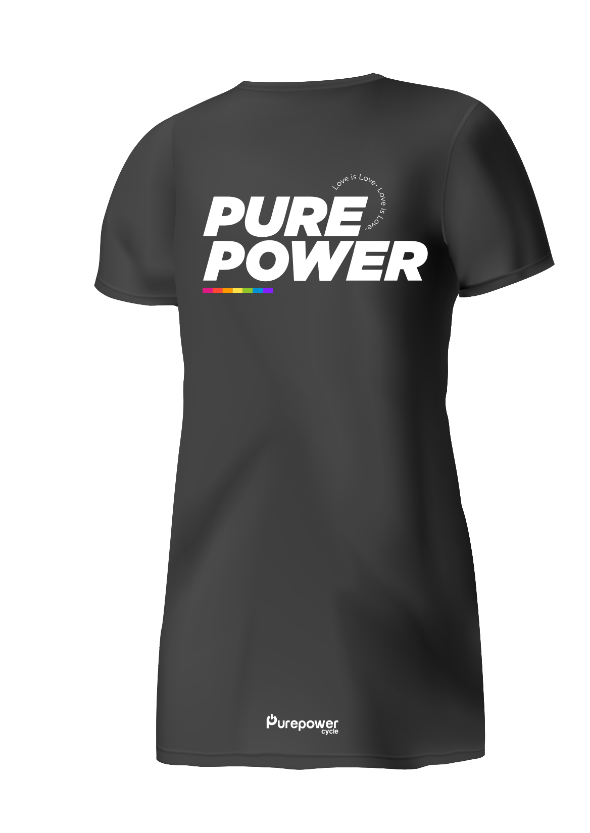 Purepower T-Shirts Sport Women's PRIDE Black